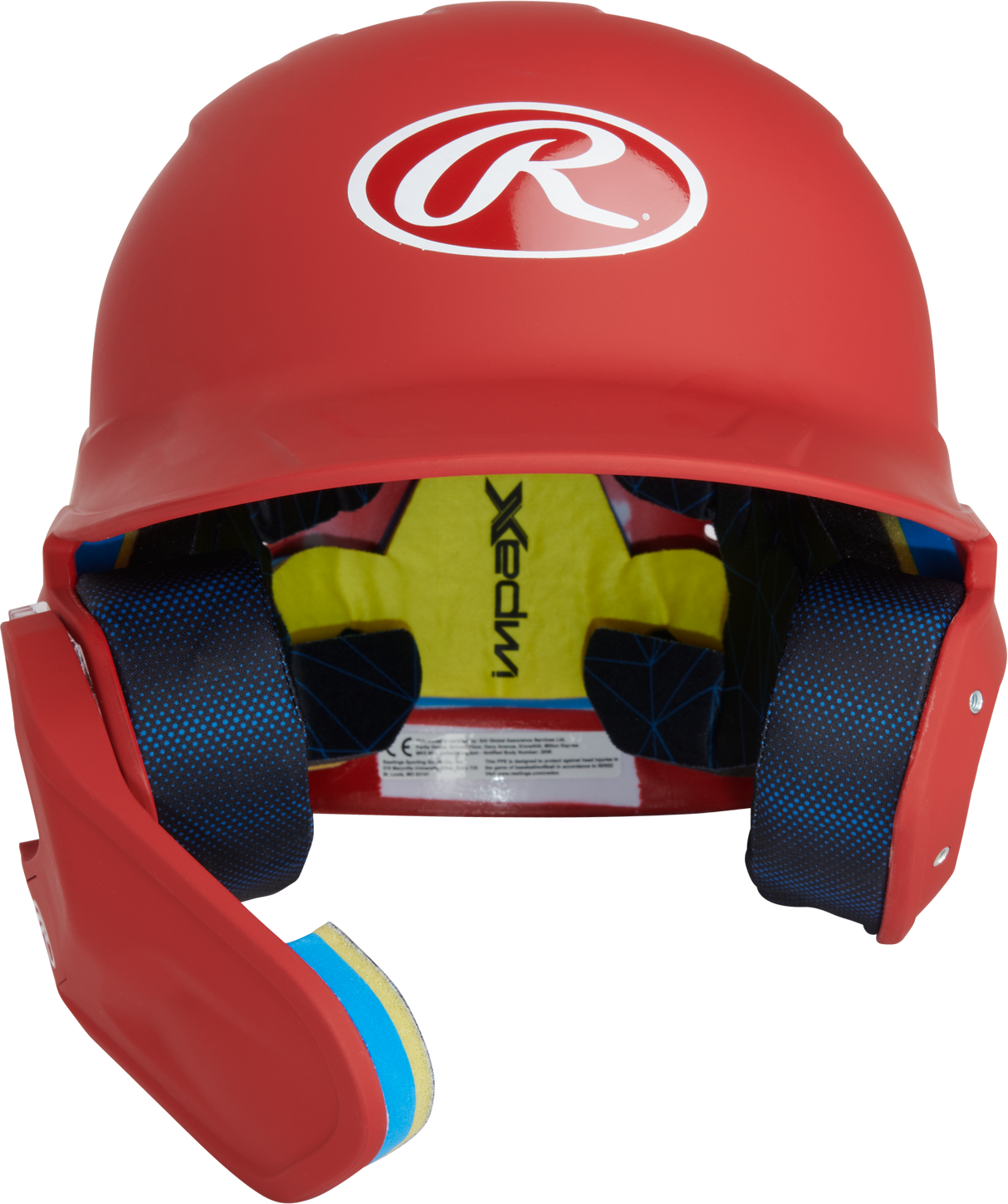 Rawlings Senior 2022 Mach 1-tone Matte Baseball Batting Helmet with Jaw Pad-1