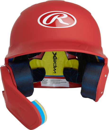 Rawlings Senior 2022 Mach 1-tone Matte Baseball Batting Helmet with Jaw Pad-1