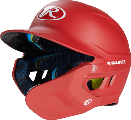 Rawlings Senior 2022 Mach 1-tone Matte Baseball Batting Helmet with Jaw Pad-1