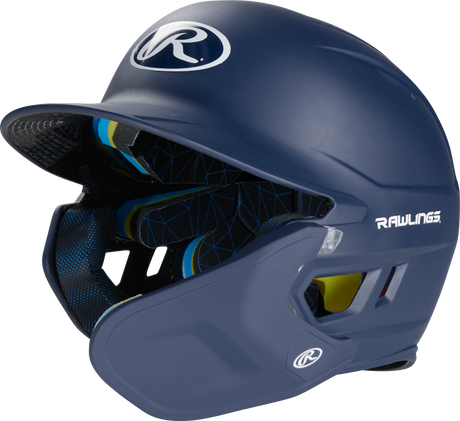 Rawlings Senior 2022 Mach 1-tone Matte Baseball Batting Helmet with Jaw Pad-1