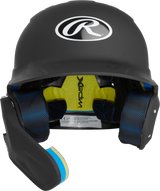 Rawlings Senior 2022 Mach 1-tone Matte Baseball Batting Helmet with Jaw Pad-1