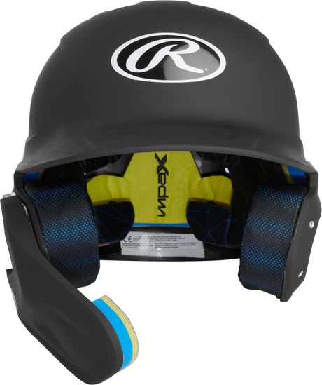 Rawlings Senior 2022 Mach 1-tone Matte Baseball Batting Helmet with Jaw Pad-1