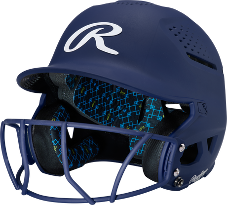 Rawlings Rx2 Softball Batting Helmet with Face Mask-1