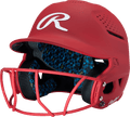 Rawlings Rx2 Softball Batting Helmet with Face Mask-1