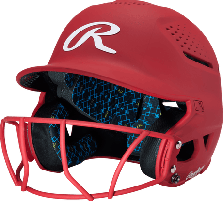 Rawlings Rx2 Softball Batting Helmet with Face Mask-1