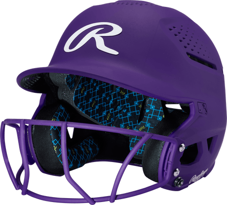 Rawlings Rx2 Softball Batting Helmet with Face Mask-1