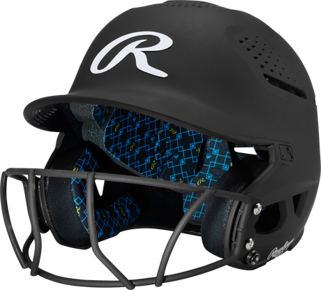 Rawlings Rx2 Softball Batting Helmet with Face Mask-1