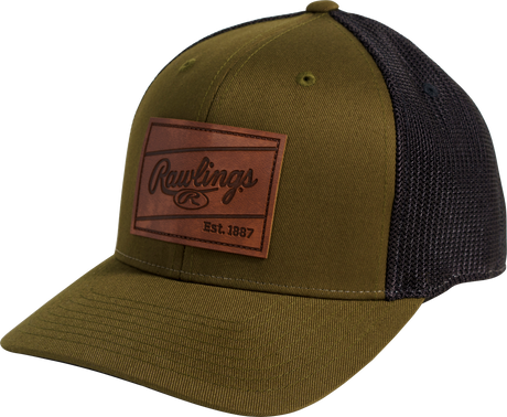 Rawlings Leather Patch Hat-1