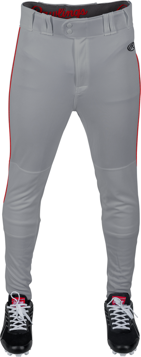 Rawlings Youth Baseball Launch Pant with Piping-1