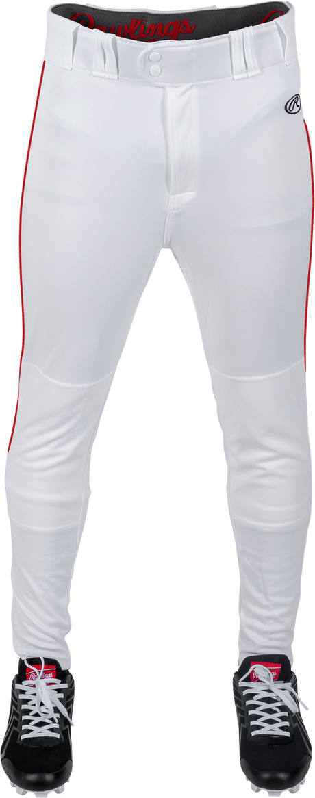 Rawlings Youth Baseball Launch Pant with Piping-1