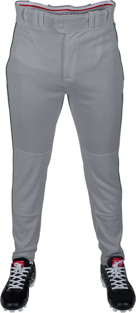 Rawlings Adult 150 Jogger Fit Baseball Pant with Piping-1