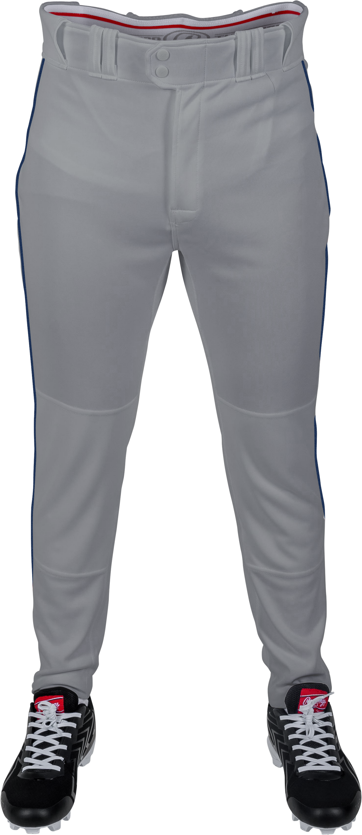Rawlings Adult 150 Jogger Fit Baseball Pant with Piping-1