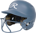 Rawlings Mach Hi-viz 1-tone Matte Fastpitch Softball Batting Helmet with Attached Face Guard-1