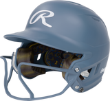 Rawlings Mach Hi-viz 1-tone Matte Fastpitch Softball Batting Helmet with Attached Face Guard-1