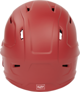 Rawlings Mach Hi-viz 1-tone Matte Fastpitch Softball Batting Helmet with Attached Face Guard-2