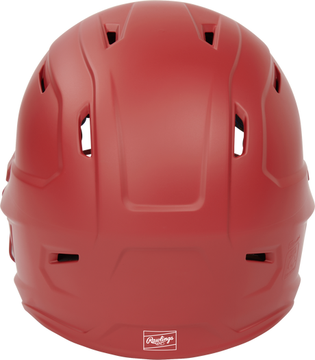Rawlings Mach Hi-viz 1-tone Matte Fastpitch Softball Batting Helmet with Attached Face Guard-2