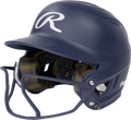 Rawlings Mach Hi-viz 1-tone Matte Fastpitch Softball Batting Helmet with Attached Face Guard-1
