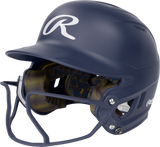 Rawlings Mach Hi-viz 1-tone Matte Fastpitch Softball Batting Helmet with Attached Face Guard-1