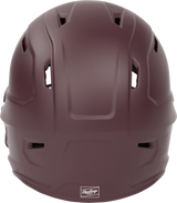 Rawlings Mach Hi-viz 1-tone Matte Fastpitch Softball Batting Helmet with Attached Face Guard-2