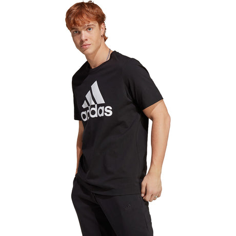 adidas Men's Big Logo Single Jersey Tee Mens Apparel Shirts & Tops