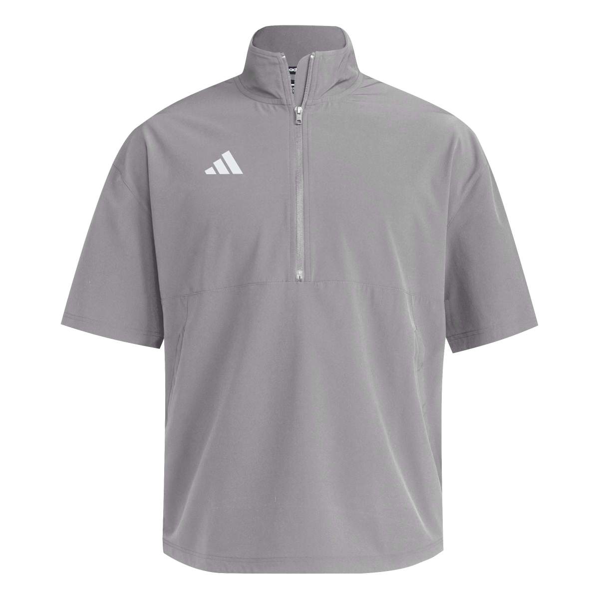 adidas Men's Short Sleeve Quarter Zip Woven Jacket-1