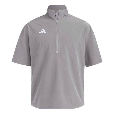 adidas Men's Short Sleeve Quarter Zip Woven Jacket-1