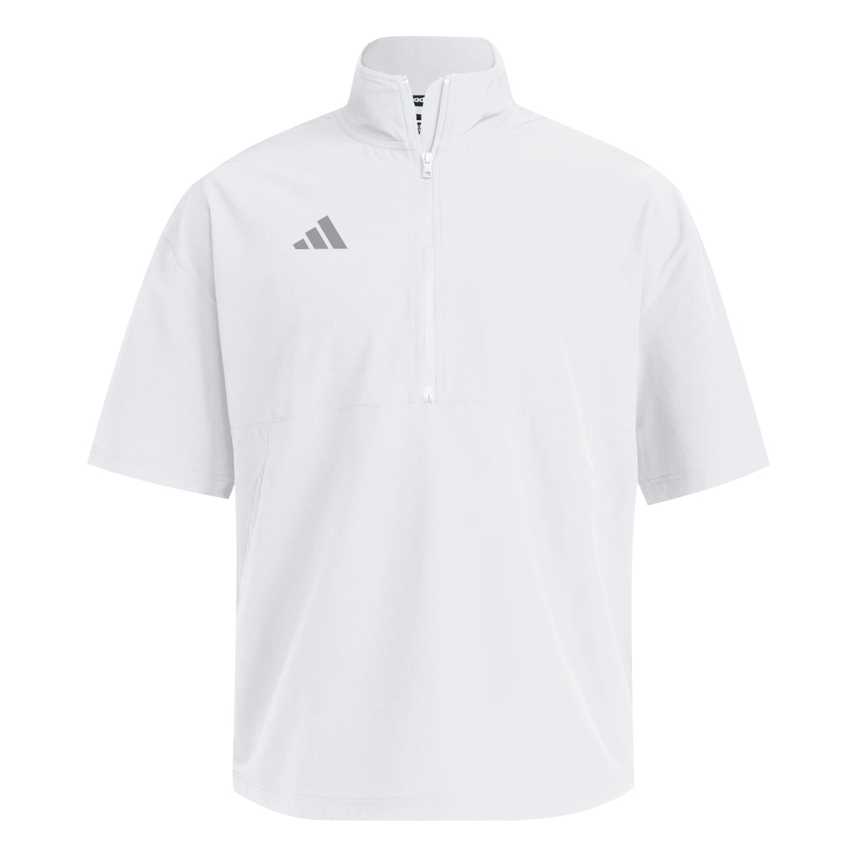 adidas Men's Short Sleeve Quarter Zip Woven Jacket-1