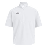 adidas Men's Short Sleeve Quarter Zip Woven Jacket-1