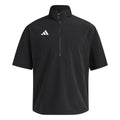 adidas Men's Short Sleeve Quarter Zip Woven Jacket-1