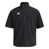 adidas Men's Short Sleeve Quarter Zip Woven Jacket-1