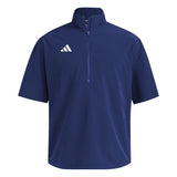 adidas Men's Short Sleeve Quarter Zip Woven Jacket-1