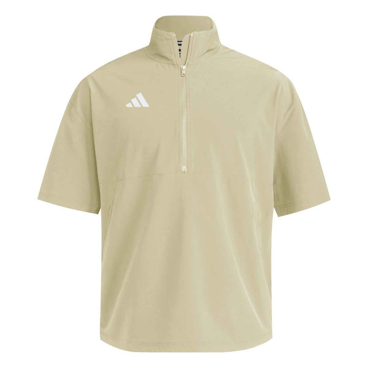 adidas Men's Short Sleeve Quarter Zip Woven Jacket-1
