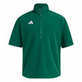 adidas Men's Short Sleeve Quarter Zip Woven Jacket-1