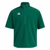 adidas Men's Short Sleeve Quarter Zip Woven Jacket-1