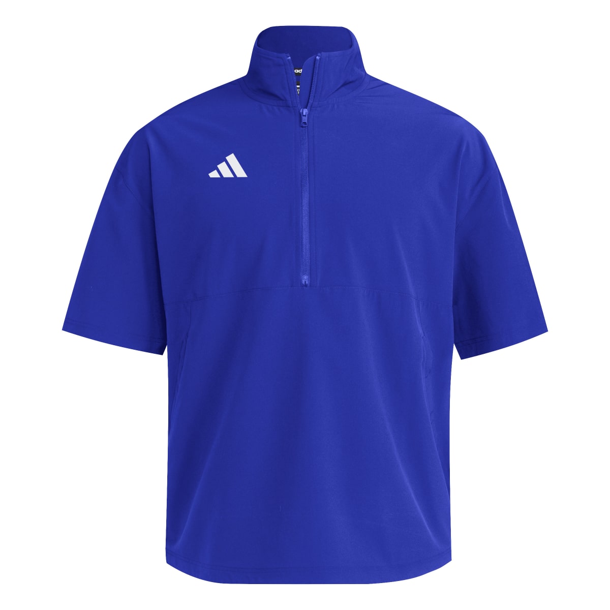 adidas Men's Short Sleeve Quarter Zip Woven Jacket-1