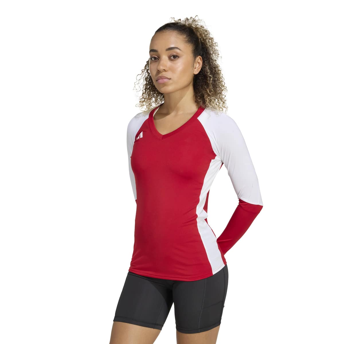 adidas Women's Volleyball Quickset Long Sleeve Jersey-3