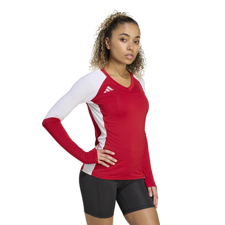 adidas Women's Volleyball Quickset Long Sleeve Jersey-5