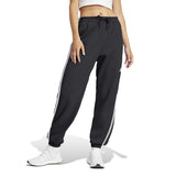 adidas Women's Essentials 3-Stripes French Terry Cuffed Pants-3