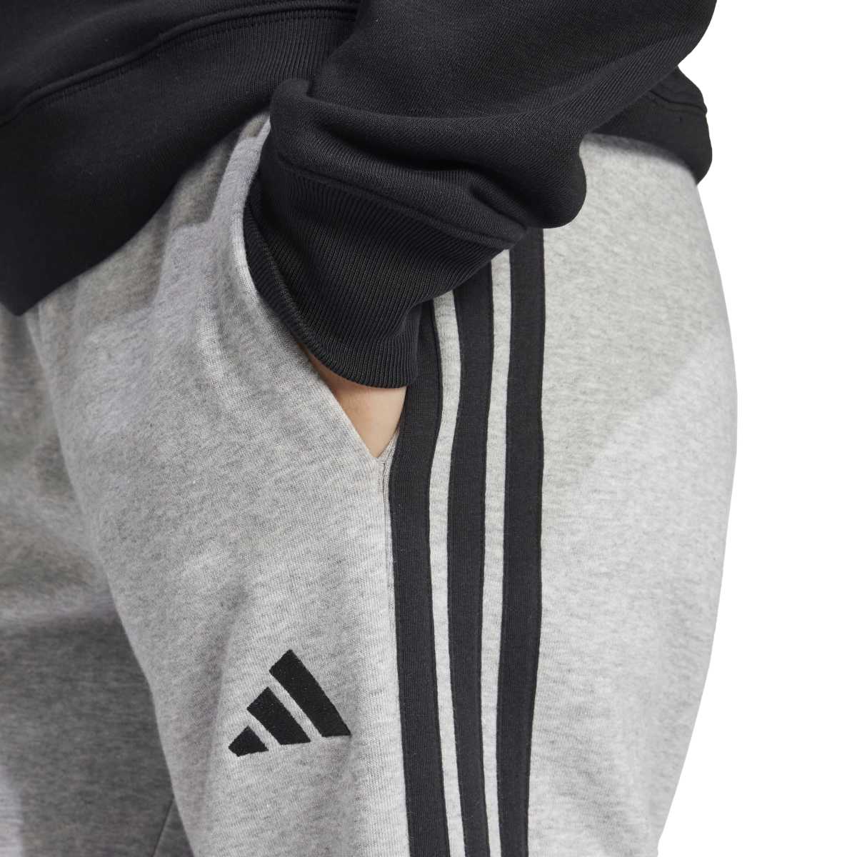 adidas Women's Essentials 3-Stripes French Terry Cuffed Pants-6