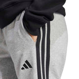 adidas Women's Essentials 3-Stripes French Terry Cuffed Pants-6
