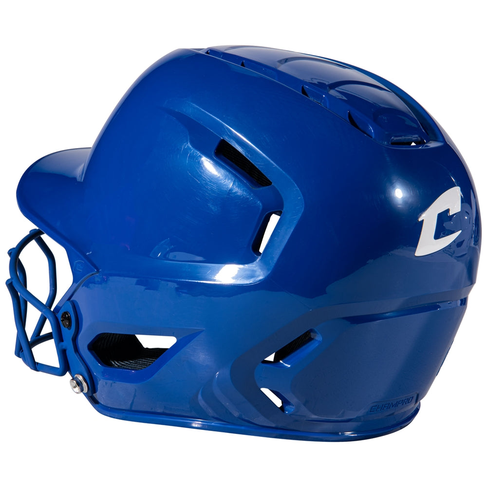 Champro HXE Starter Softball Helmet with Facemask-2
