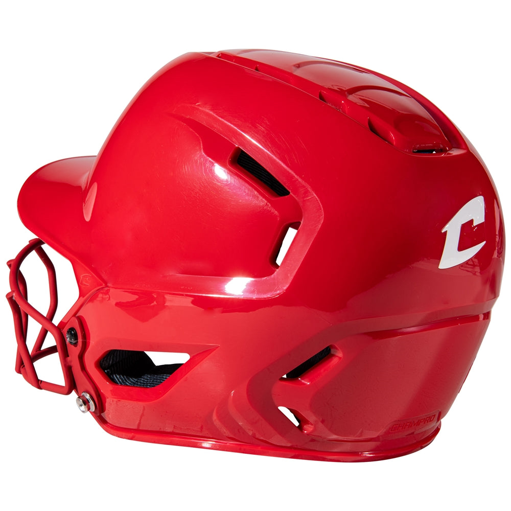 Champro HXE Starter Softball Helmet with Facemask-2