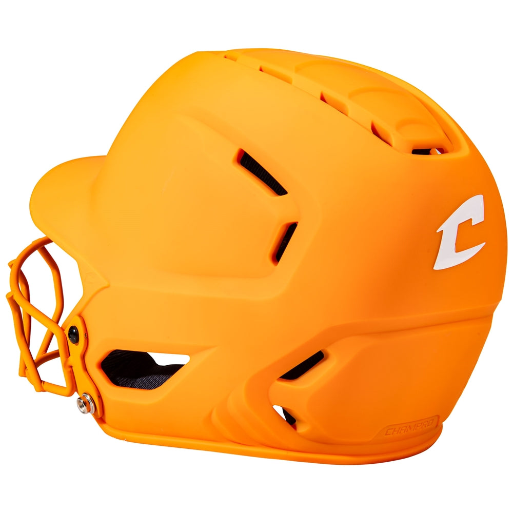Champro HXE Matte Softball Helmet with Facemask-2