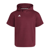 adidas Men's Dugout Short Sleeve Baseball Hoodie-1
