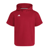adidas Men's Dugout Short Sleeve Baseball Hoodie-1