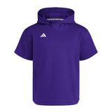 adidas Men's Dugout Short Sleeve Baseball Hoodie-1