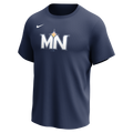 Nike Minnesota Twins Men's Crew Neck Synthetic Tee