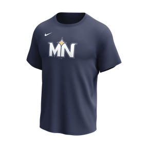 Nike Minnesota Twins Youth Crew Neck Synthetic Tee