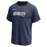 Nike Detroit Tigers Adult Institutional Short Sleeve Crew Neck Tee