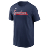 Nike Cleveland Guardians Youth Institutional Short Sleeve Cotton Tee